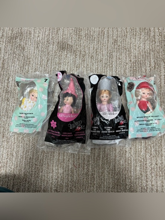 Madame Alexander Other - Madame Alexander McDonald's Happy Meal Wizard of oz Dolls Set of 4